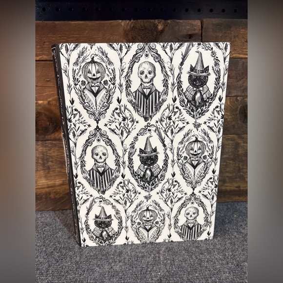 Punch Studio Decorative Nesting Book Box Halloween Skull Cat Pumpkin 8x11 - Picture 5 of 11